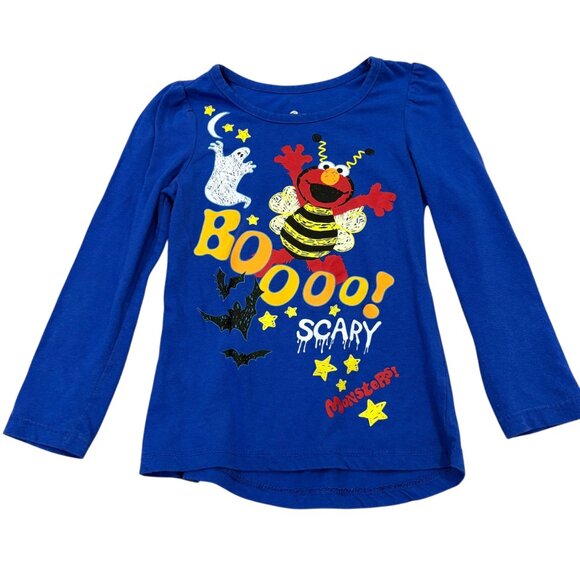Sesame Street Elmo Halloween Long Sleeve t-Shirt 4T Girls - Picture 1 of 5
